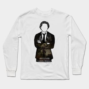 Park Chan Wook (Mr. Vengeance) Portrait Long Sleeve T-Shirt